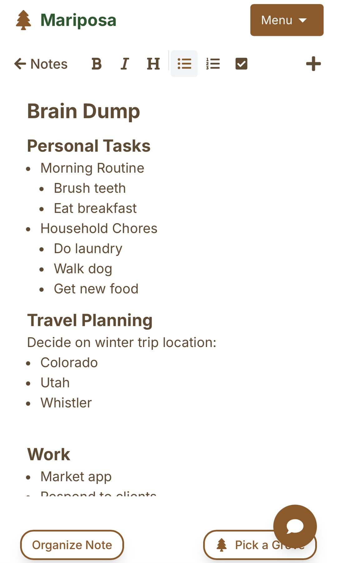 Step 3: See clearly what was on your mind